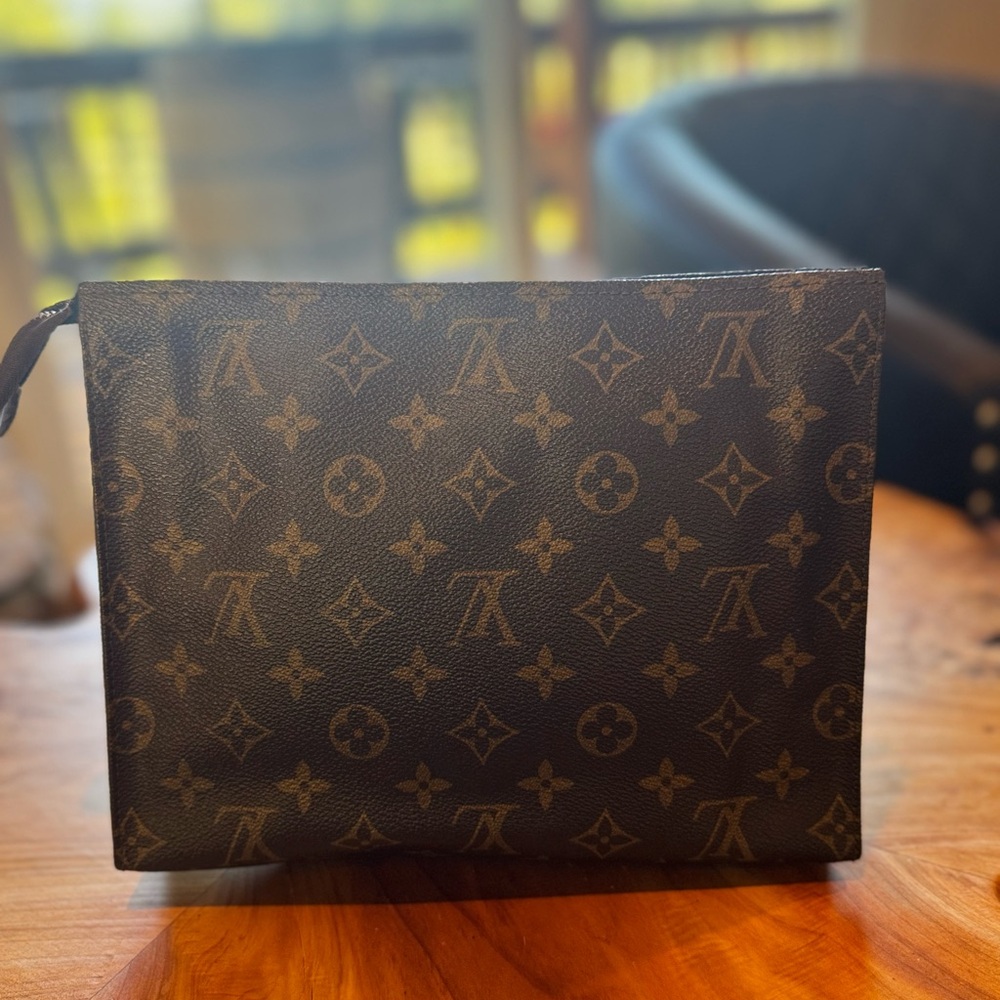 Louis Vuitton, large monogram, toiletry pouch vintage pre-left - Picture 3 of 13